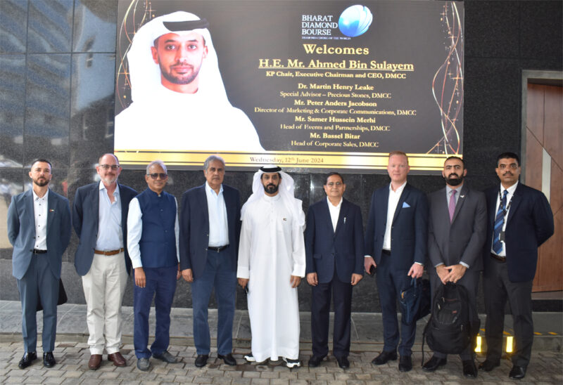 DMCC Visits Bharat Diamond Bourse dubais dmcc visits bharat diamond bourse