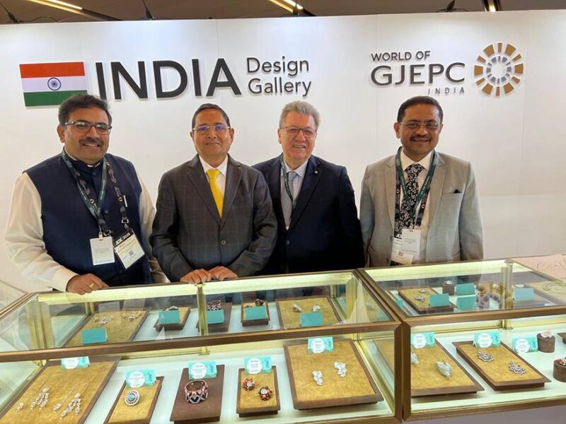 GJEPC Hosts Consul General at India Pavilion, JCK Las Vegas 2025 india pavilion @ jck (1)